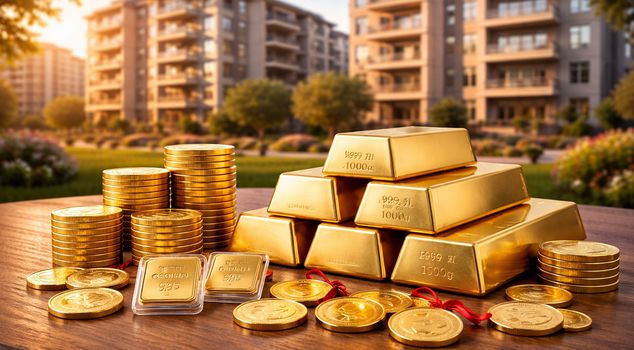 As gold soared, the appetite for housing also grew.