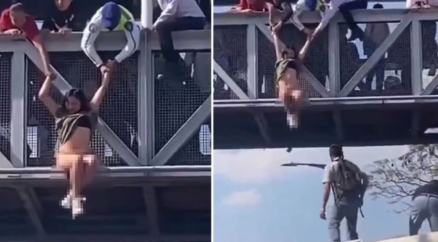 They mobilized for the young woman who wanted to commit suicide.