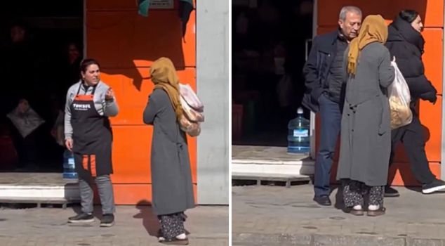 لقد قسمت هذه الصورة التي تم التقاطها في شهر رمضان المبارك المشاهدين إلى قسمين.