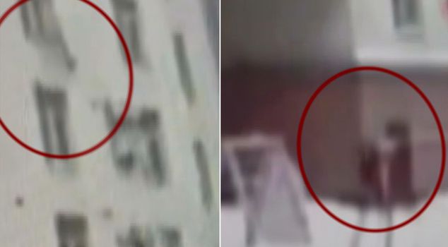 Чудесное спасение! Ребенка, упавшего с 7-го этажа, поймали в воздухе.