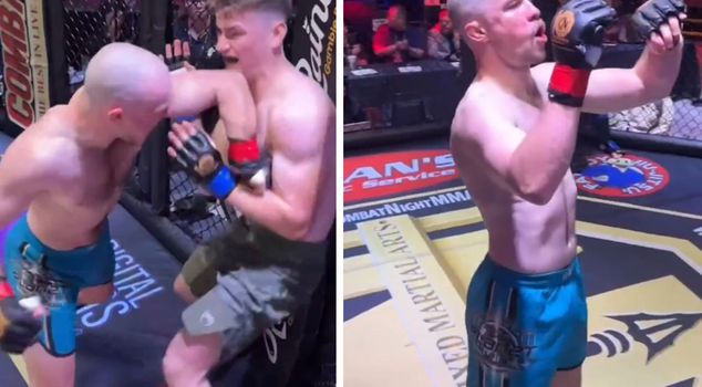 The MMA fighter regretted winning the match.