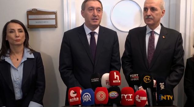 The Speaker of the Grand National Assembly of Turkey, Kurtulmuş, visited the DEM Party.