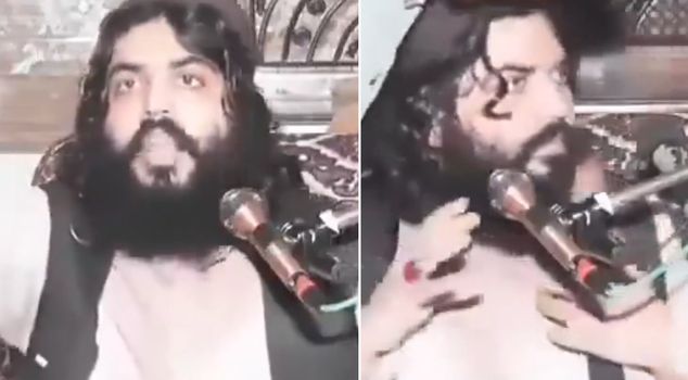 Scandalous behavior from the clergyman who went crazy during the lesson.