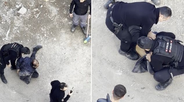 A mentally disabled individual who alarmed the neighborhood in Diyarbakır has been apprehended.