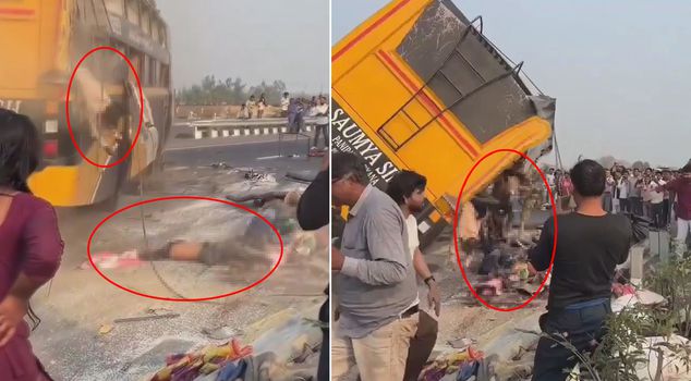A country where human life has no value! Lifeless bodies fell from the windows.