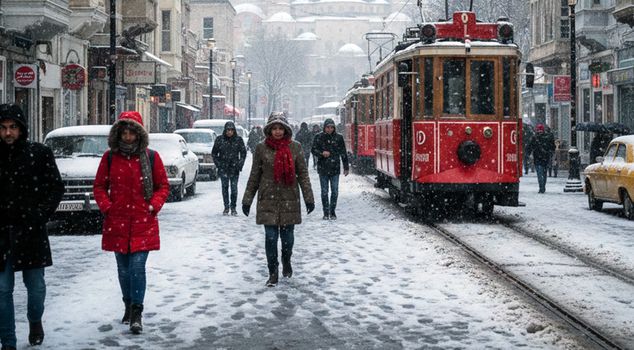 Attention Istanbul residents! A time has been given for snowfall.