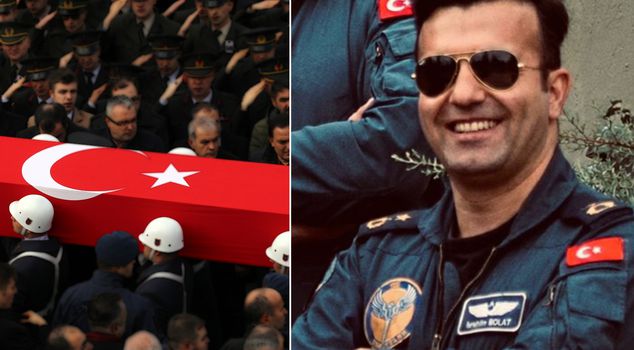 The funeral program of Martyr Major İbrahim Bolat has been finalized.