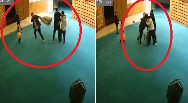 المكان: ديار بكر! صلى، وعند الخروج هاجم موظفي المسجد.