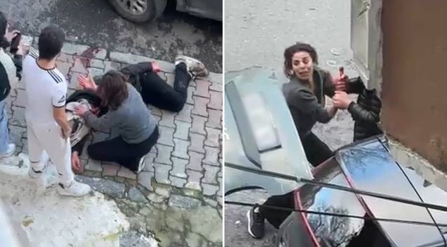 The crazed husband spread terror! He couldn't bear the separation and stabbed her in the head.