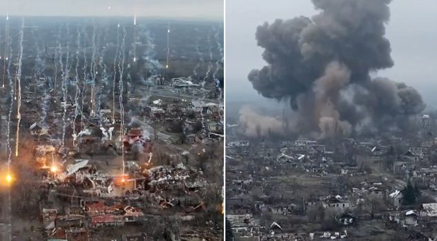 The sight is horrifying! They have literally erased a city from the map with bombs.