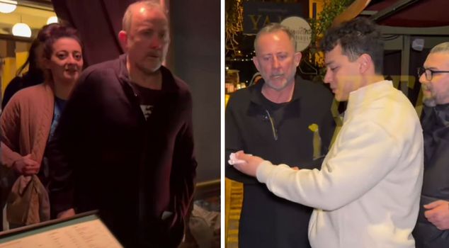 Sergen Yalçın is out again at night! He made the valet who wanted to take a photo regret it.