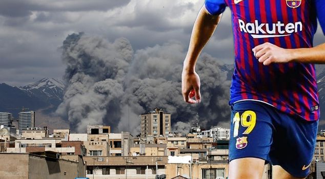 نجم برشلونة السابق هرب إلى تركيا بعد اندلاع صراعات عنيفة في إيران.
