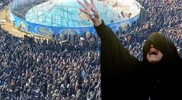 بعد وفاة خامنئي، حشود هائلة في طهران! هناك شعار واحد على ألسنة الآلاف.