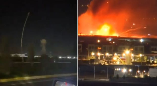 وقع انفجار في مطار أربيل في العراق