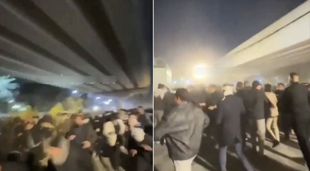 تم إطلاق النار على المتظاهرين الذين كانوا يتجهون نحو السفارة الأمريكية في العراق.