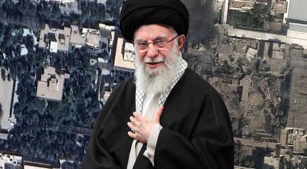 The before and after images of Khamenei's residence, which was hit by 30 bombs from Israel, were revealed.