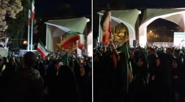 Tensions are at their peak in Tehran, the streets echoed with chants of unity.