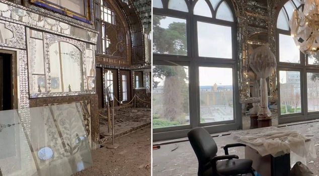 В Тегеране исторический дворец пострадал в результате воздушного удара.