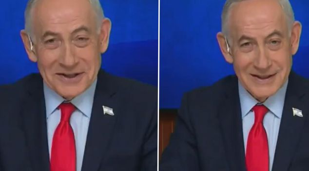 Netanyahu laughed off claims that he dragged Trump into war.