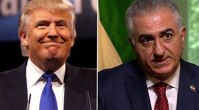 Pehlevi could not obtain a visa from Trump.