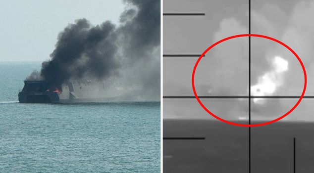 أمريكا تغرق سفينة إيرانية في المحيط الهندي: 87 قتيلاً