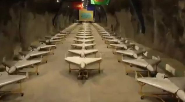 Iran has shared images of its deadly drone and rocket city for the first time.