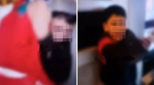 Маленького ребенка избили ногами и руками.