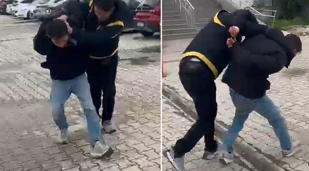 The police caught the pervert red-handed when he saw the phone.
