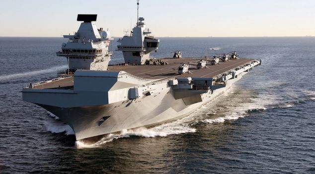 New move from England! They will send an aircraft carrier.