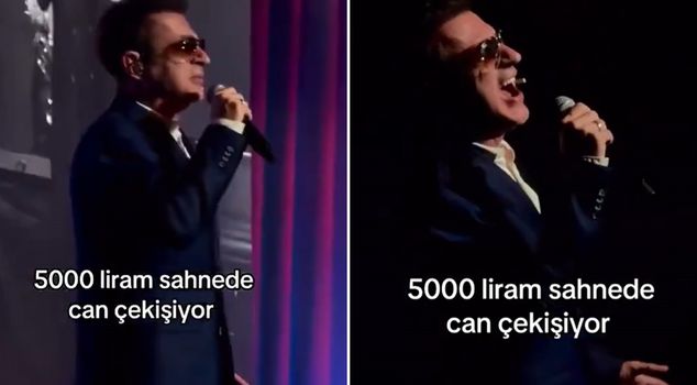 Выступление Теомана стало предметом насмешек: 5 тысяч лир умирает на сцене.