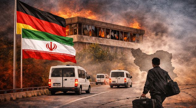 The German Embassy in Tehran evacuated its staff.
