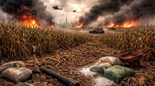 The battlefield in the Middle East has been hit! A global food crisis is at the door.