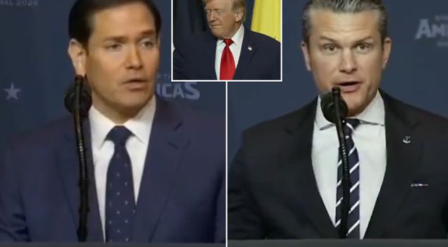 The war hit the USA hard! The tension between the two ministers was captured on camera.