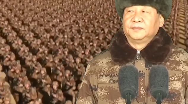 As tensions rise in the war, footage recorded in China has once again made headlines.