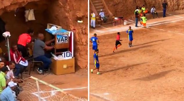 The VAR system is being implemented in the amateur match.