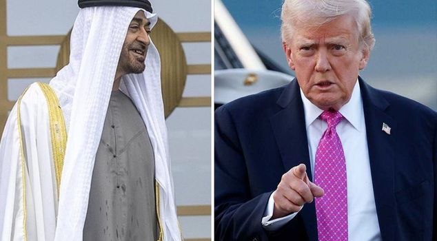 UAE President Bin Zayed met with US President Trump.