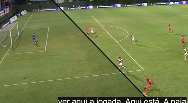 The cross VAR line sparked a debate.