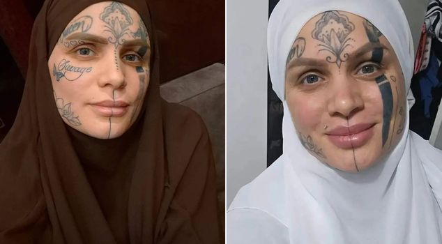 Nazan, who has been in the spotlight for her facial tattoos, has a new job.
