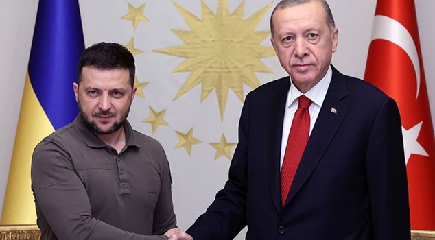 President Erdoğan met with Zelensky.