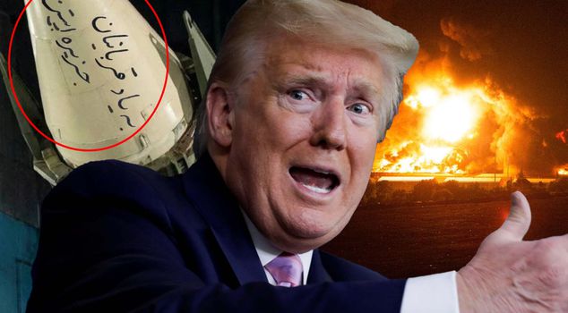 Note that will drive Trump crazy! They wrote on top of the missile.
