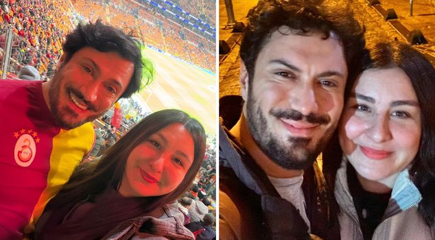 The famous couple celebrated their wedding anniversary in the stands.
