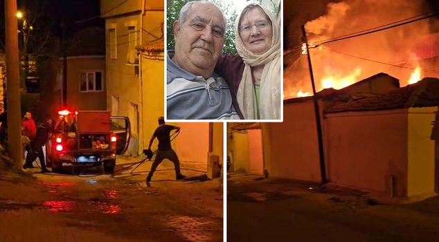 خرجت وحشية من الحريق الذي توفي فيه الزوجان المسنان.