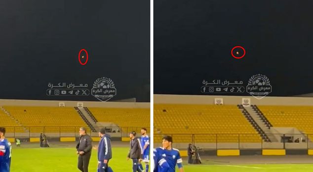 This time, the break in the match is not for iftar, but for the missiles being fired.