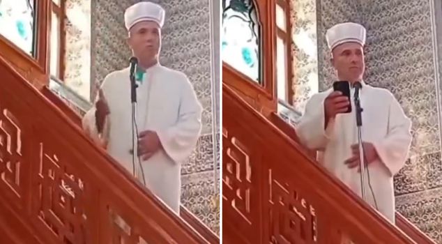 В Трабзоне имам выразил недовольство прихожанам, которые во время проповеди занимались телефоном.