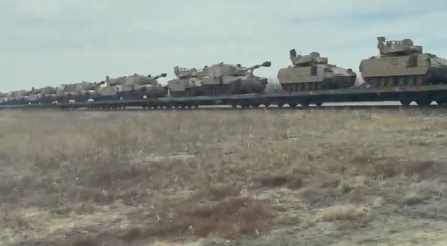 Preparation for ground operations? The footage that surfaced on the internet has unsettled the world.