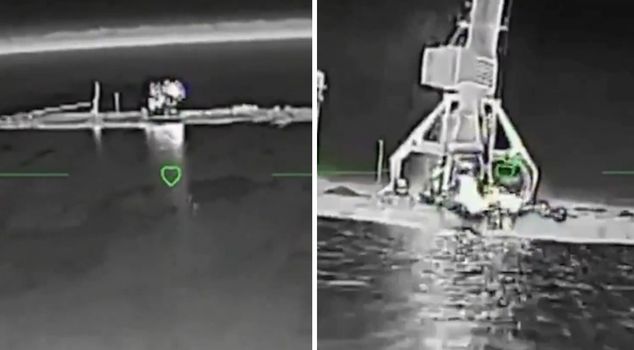 Ukraine has destroyed the Russian ship like this.