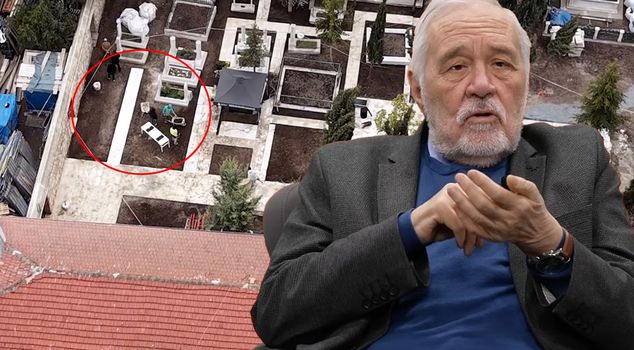 Мавзолей Фатих Джамии, где будет похоронен Илбер Ортайлы, был снят с дрона.