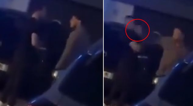 أدى الصفعة القوية التي وُجهت أثناء الشجار إلى إسقاط الشخص على الأرض.