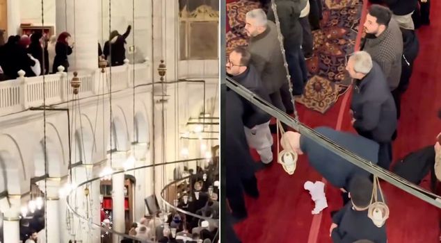ليلة القدر في مسجد الفاتح لحظات لافتة! النساء تركن حجابهن