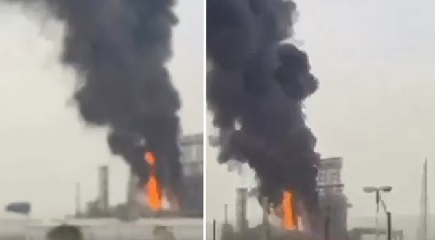 Iran attacks hit energy pipeline: Refineries in Kuwait halted.